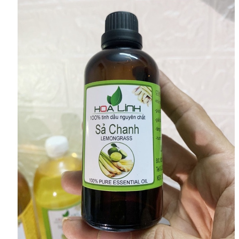 (Combo 3 chai) Tinh dầu Sả Chanh thơm lừng - 100ml