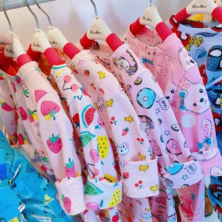 Bộ Quần Áo Trẻ Em Bé Gái Mùa Thu Cotton Dài Tay Siêu Dễ Thương Cho Bé Gái Từ 10-22kg Mã DT08