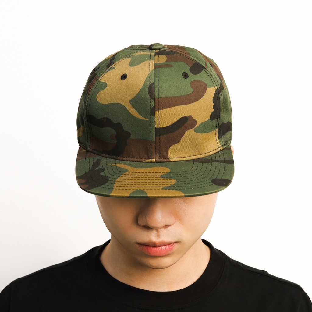 Mũ nón snapback chính hãng Caper trơn phong cách basic vải khaki nhiều màu
