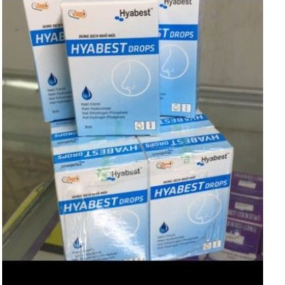 NHỎ MŨI HYABEST HẾT NGAY KHÔ VÀ ĐÀM NHỚT