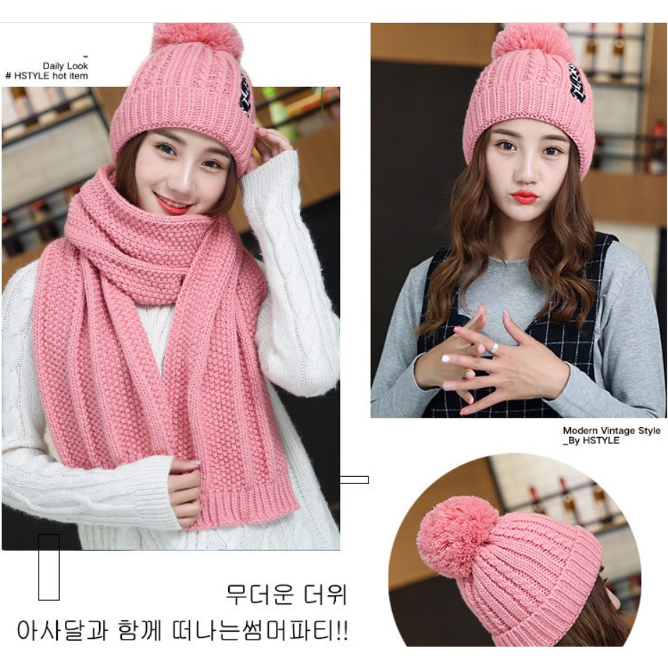 Mũ len 2 lớp fashion kills HQ ( không kèm khăn ) - SP000584