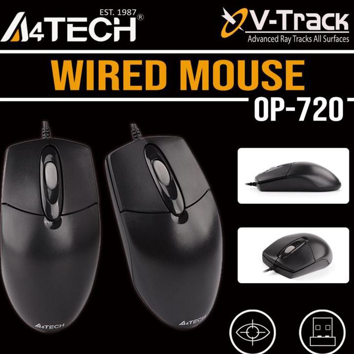 Chuột Quang A4Tech Op-720 Op720 Có Thể Chuyển Đổi Được Kính