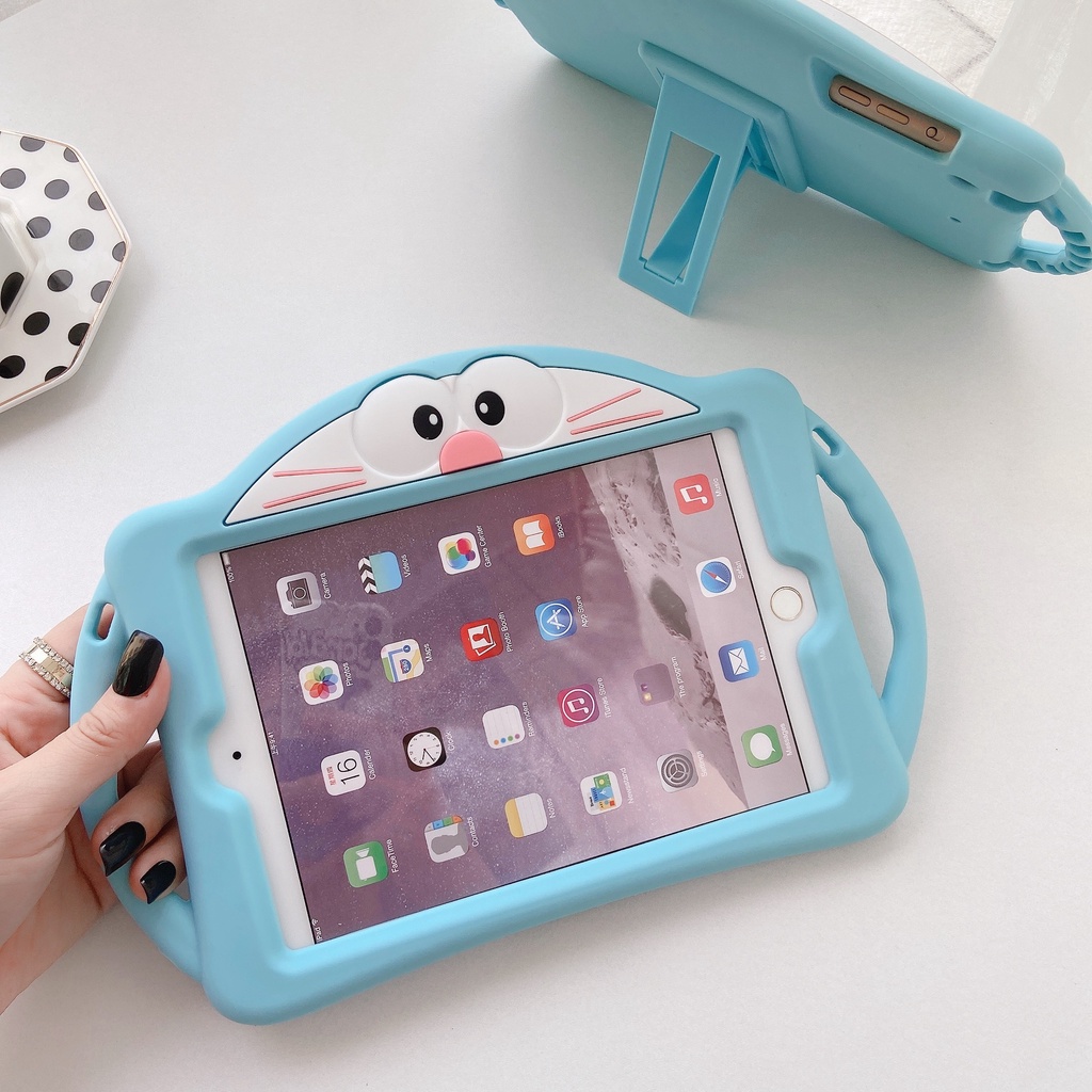 Ốp Điện Thoại Mềm Hình Doraemon Cho Iphone 7th 8th 9th Mini 6 Air 4 Air 5 Ipàd 9.7 2017 18 Air Air 2 Mini 1 2 3 4 5