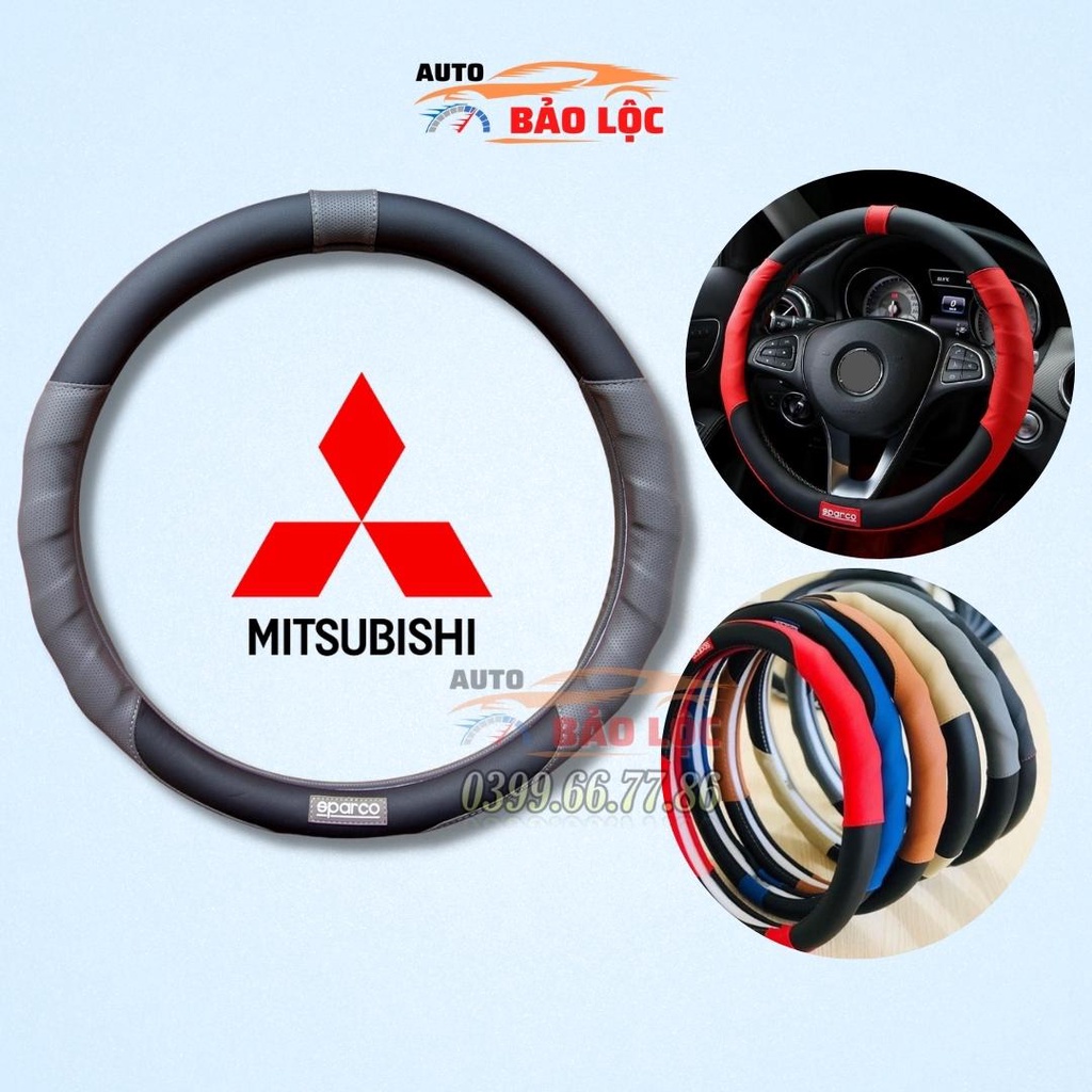 Bọc vô lăng Mitsubishi Xpander, Pajero, Attrage, Mirage, Triton, Outlander, Jolie, Lancer, Zinger - Auto Bảo Lộc
