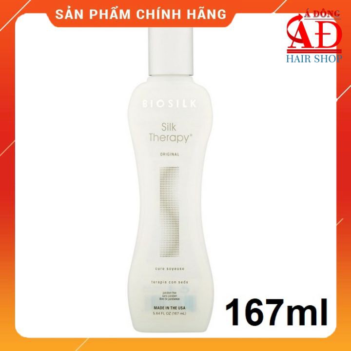 [Chính hãng] [Siêu rẻ] TINH DẦU DƯỠNG TÓC CAO CẤP BIOSILK SILK THERAPY USA 167ML