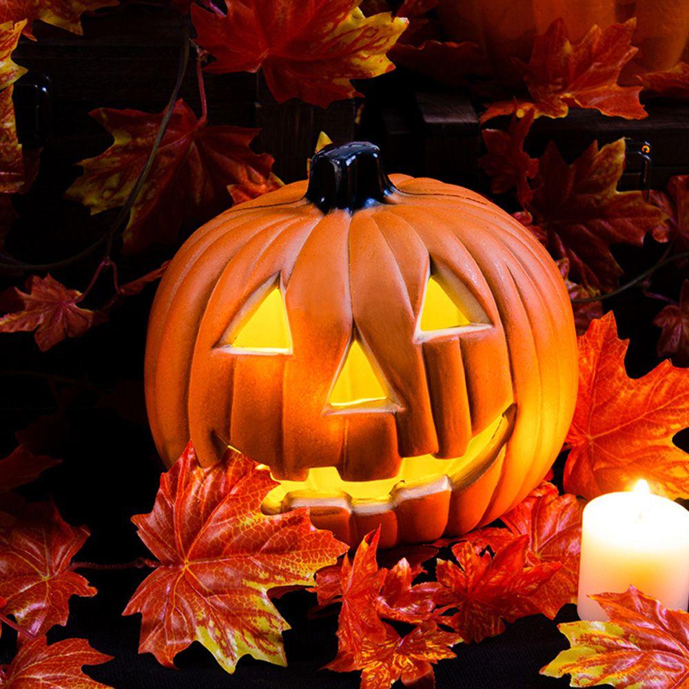 Đèn Trang Trí Hình Quả Bí Ngô DIY|Phụ Kiện Trang Trí Tiệc Halloween Dễ Thương