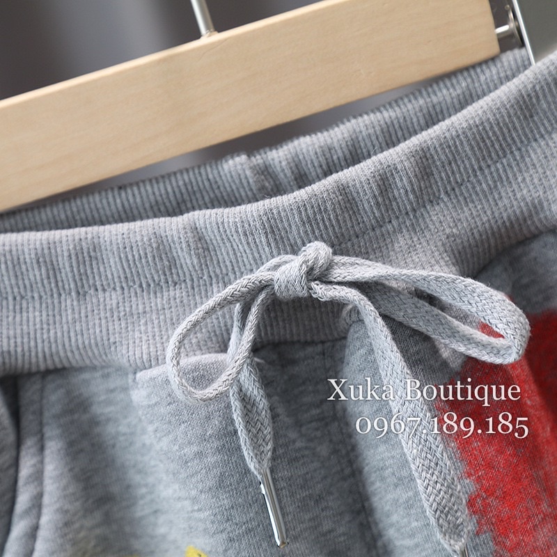 Quần Nỉ Jogger Cao Cấp Bé Trai Cực Chất - Nỉ lót lông dày ấm [Ảnh Thật]