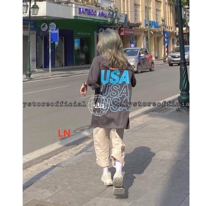 Áo USA to in lưng TH6