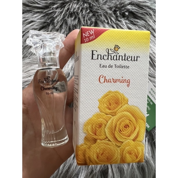 Dầu thơm,nước hoa enchanteur charming  10ml màu vàng hương thơm quyến rũ
