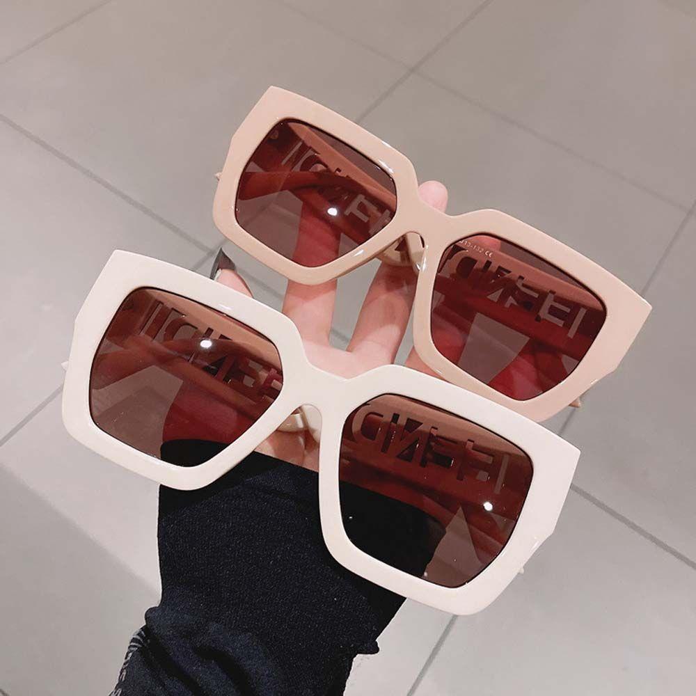 Kính Mát Gọng Vuông Chống Tia UV Phong Cách Hàn Quốc Thời Trang Cho Nữ