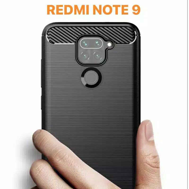 Ốp Điện Thoại Sợi Carbon Cho Redmi Note 9 Ipaky