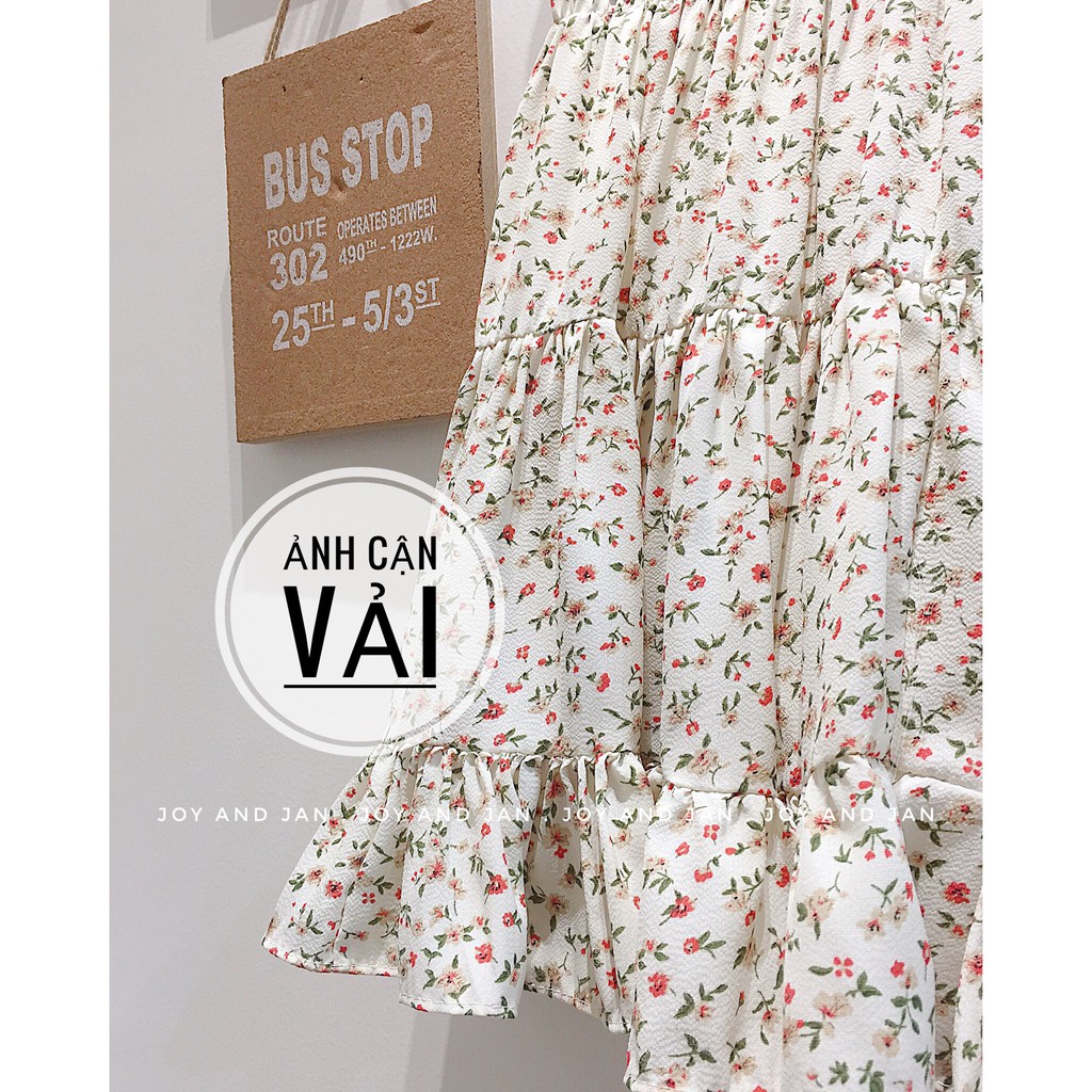 Chân váy ngắn hoa nhí dáng xòe, váy voan hoa có lót quần rất dễ thương V051 (ảnh thật kèm clip) | BigBuy360 - bigbuy360.vn