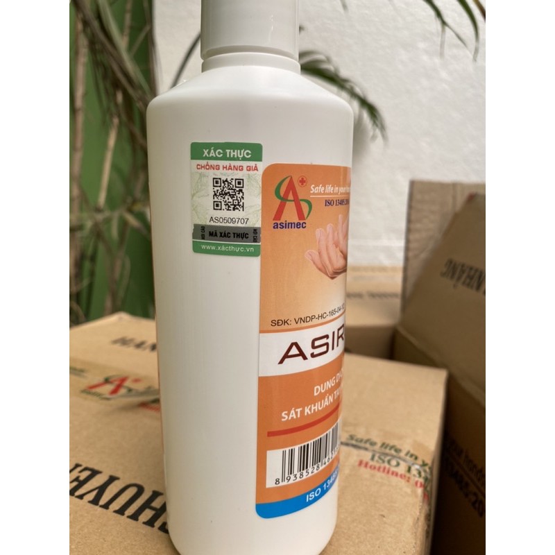 dung dịch sát khuẩn tay nhanh asirub 500ml (rửa tay khô) | BigBuy360 - bigbuy360.vn