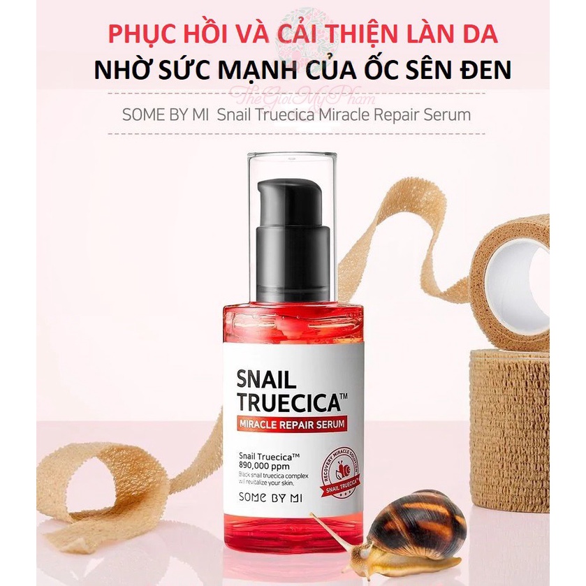 Tinh chất ốc sên đen Some by mi Snail Truecica Miracle Repair Serum 50ml