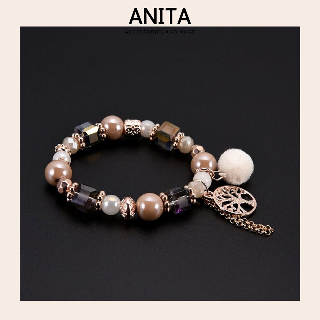[Mã FAJGT8 giảm 15% đơn 99K] Vòng charm Anita - [5 MẪU] Vòng tay Bohemian các kiểu tone màu nâu cam trầm ấm C146 | BigBuy360 - bigbuy360.vn