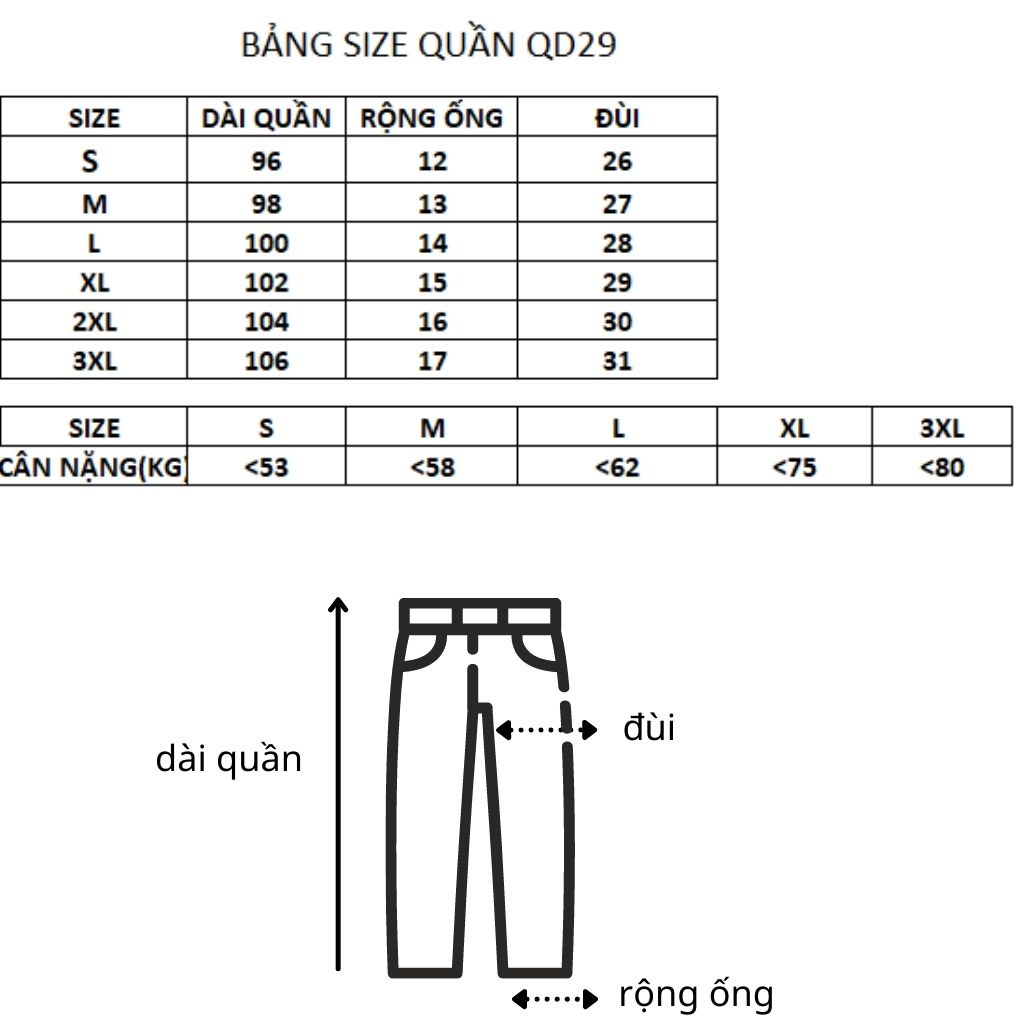 Quần suông ống rộng ANYOUNG- quần suông đen unisex cạp chun QD29