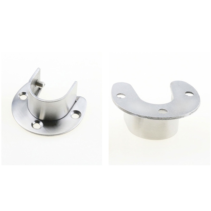 Set 2 Thanh Treo Quần Áo Hình Chữ U Bằng Thép Không Gỉ Dễ Lắp Đặt
