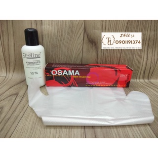 Combo nhuộm Osama có 100ml oxy & bao tay