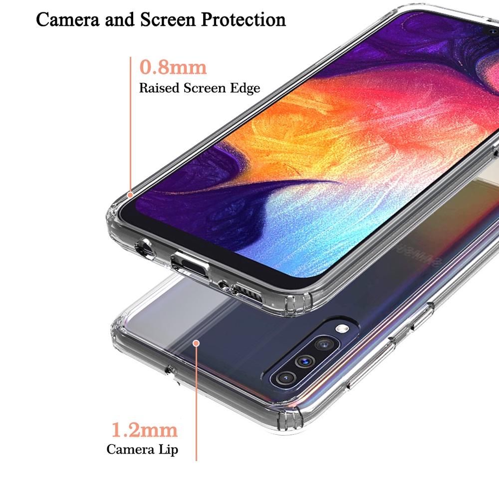 Ốp lưng samsung A10 A10s A20 A30 A30s A50 A50s A51 A70 A71 A80 trong suốt cao cấp chính hãng