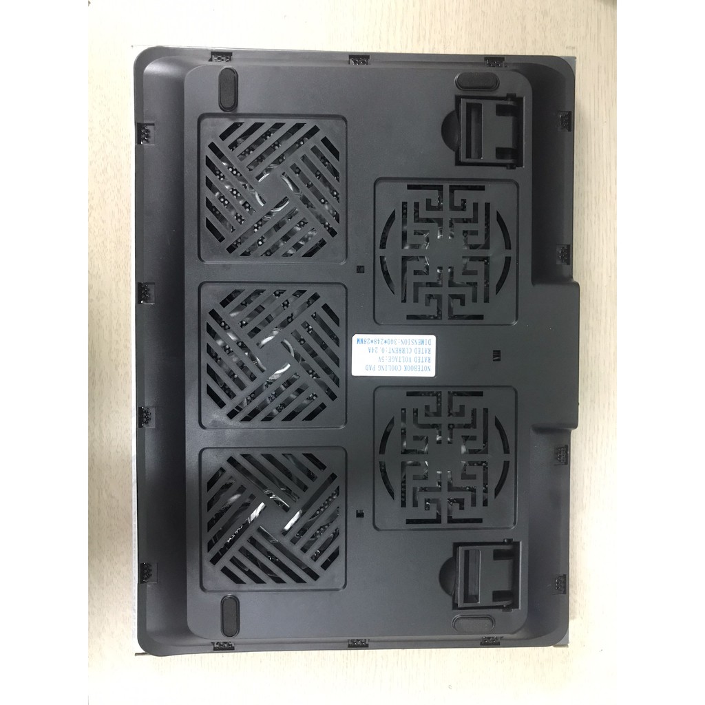 Tản Nhiệt Laptop⚡️Đế Tản Nhiệt Laptop cao cấp V4/V5 Notebook Cool Pad 5 Quạt Siêu Mát Cho Laptop 14-17inch⚡️C.Brand