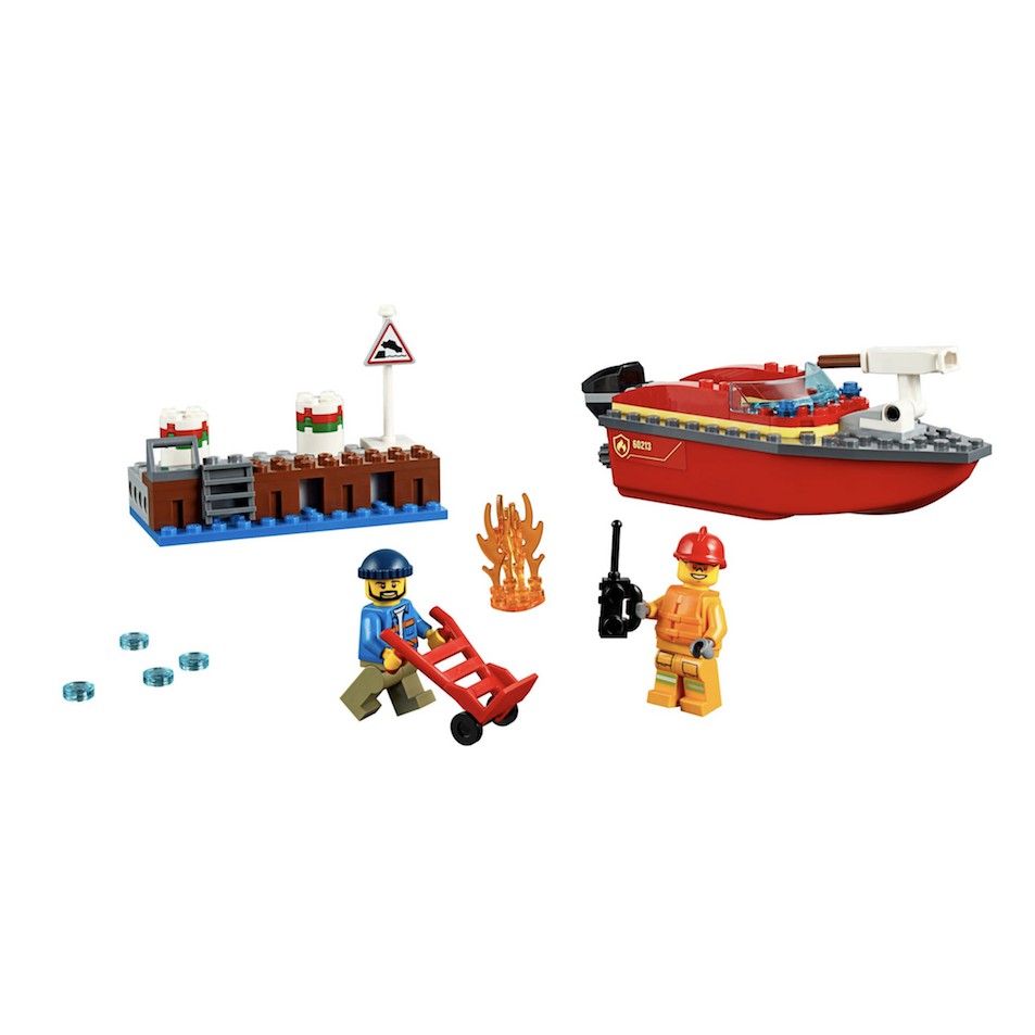 Lego HaHa - Lego City - Đội Cứu Hỏa Bến Tàu - 60213