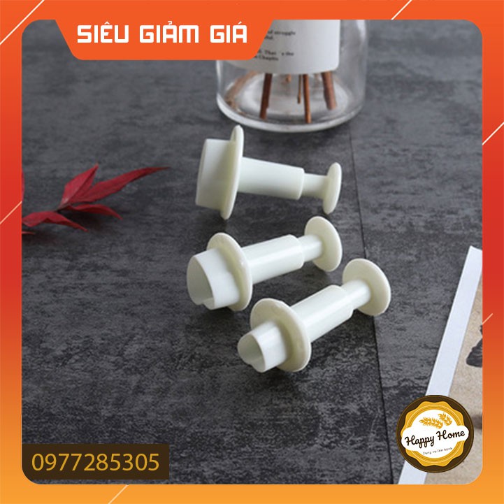 Khuôn nhấn fondant trái tim tạo hình trang trí bánh hiện đại