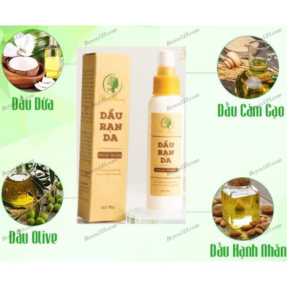 Combo Kem sữa Nghệ và dầu rạn da dưỡng toàn thân Wonmom - cho Mẹ bầu và sau sinh - trắng hồng , rạn da, mờ thâm nám