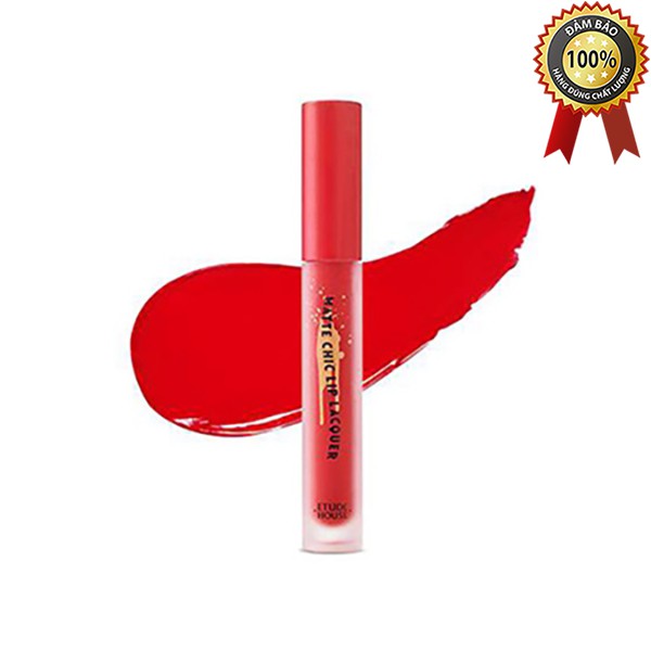 Son Kem Lì Matte Chic Lip Lacquer Joy Grapefruit #OR201