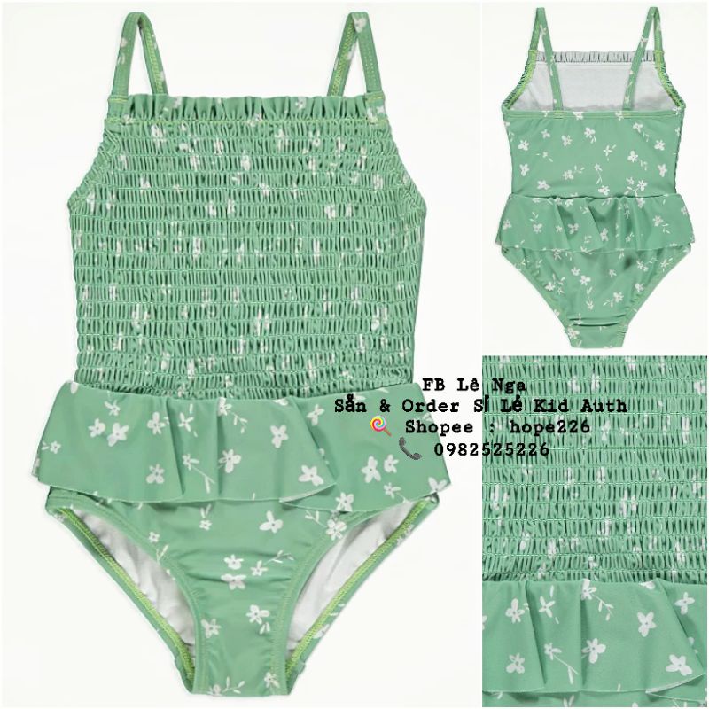 Bộ bơi GEOGRE_UK chính hãng sz từ 12-18m đến 5-6y