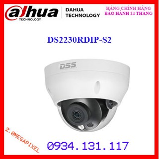 Camera IP Dome hồng ngoại 2.0 Megapixel DAHUA DS2230RDIP-S2