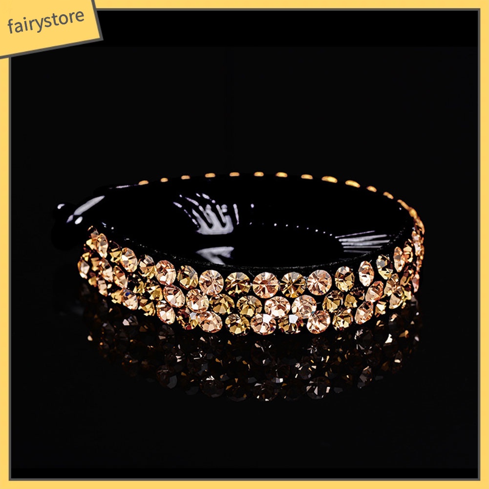 Kẹp tóc hợp kim đính đá xinh xắn cho nữ