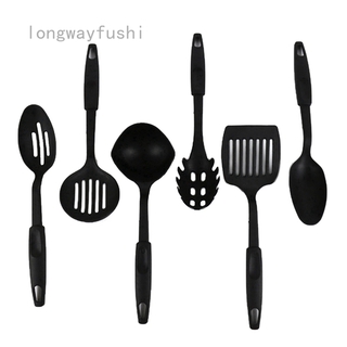 Bộ Dụng Cụ Nấu Ăn Bằng Silicone Cán Dài Tiện Dụng Cho Nhà Bếp