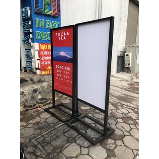 Standee khung sắt kích thước 60*160, 80*180, 80*200