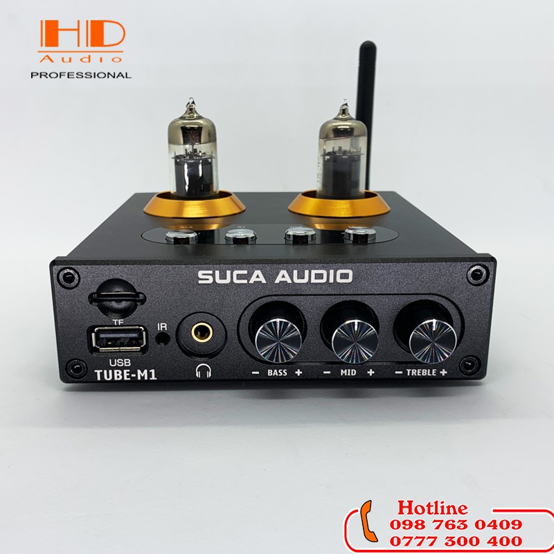 PRE ĐÈN SUCA-AUDIO TUBE M1 - Đọc USB/ Thẻ Nhớ/ Bluetooth 5.0/ Điều Khiển Từ Xa