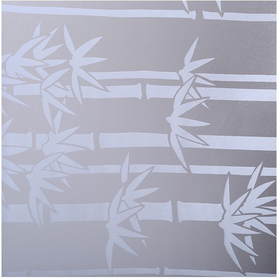 Cuộn 5m pvc giấy dán kính khổ 60cm - Vườn trúc trắng UK005 | BigBuy360 - bigbuy360.vn