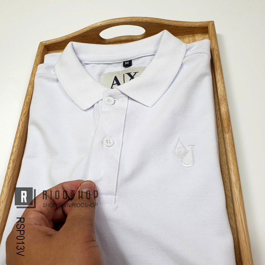 Áo thun nam polo, áo phông polo có cổ đẹp AX đơn giản cao cấp mới RSP013 có size lớn big size xxl Riooshop