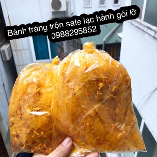 Bánh tráng trộn lạc hành phi sate gói lỡ