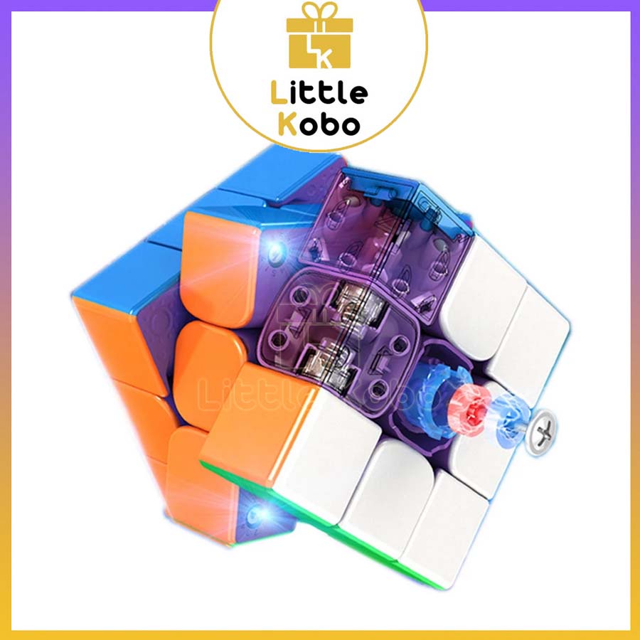 Rubik 3x3 WR M 2021 Maglev Version Nhựa Tím WRM MoYu Nam Châm Dòng Cao Cấp Flagship Rubic 3 Tầng