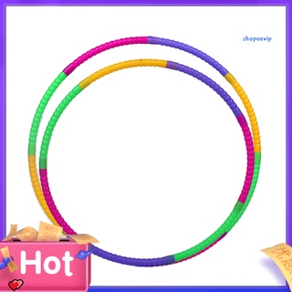 Vòng lắc eo thể thao bằng nhựa nhiều màu sắc có thể tháo rời cho trẻ em kích thước 50/60cm