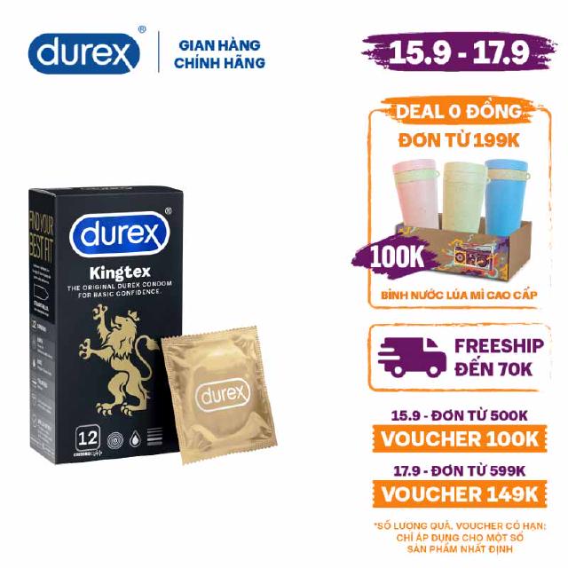 Bao cao su Durex Kingtex 12 bao