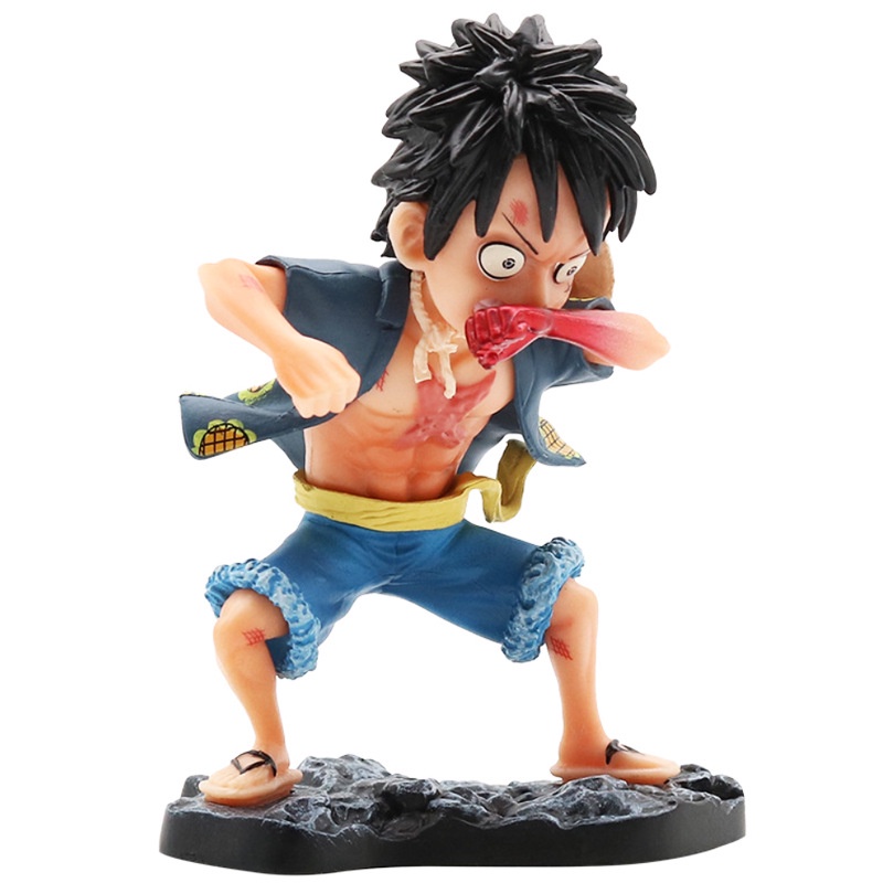 Mô hình nhân vật Luffy trong One Piece trang trí