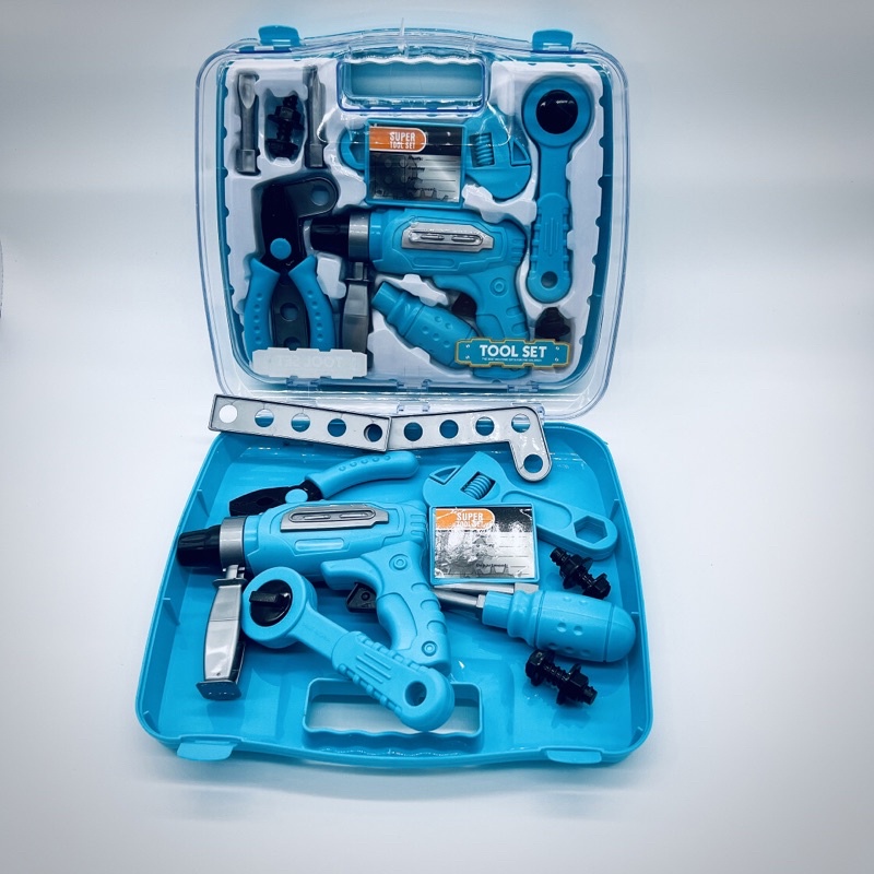 Đồ chơi VALI SỬA CHỮA máy khoan hoạt động được