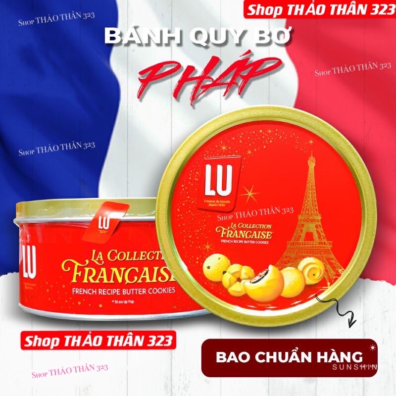 Date T12/2024- Bánh Quy Bơ LU COOKIES Pháp 🇫🇷- Hộp 540g, 708g