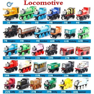 Bộ đồ chơi đường ray xe lửa thomas and friends james duke petcy henry bằng hợp kim gỗ có nam châm dễ thương
