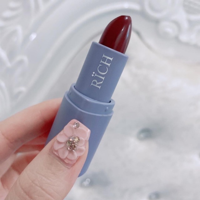 Son sáp lì Rich không chì chính hãng đỏ cam