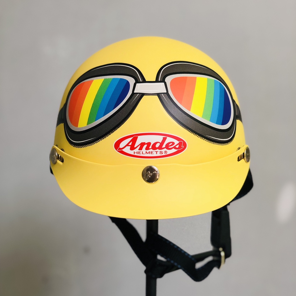 Mũ bảo hiểm nửa đầu Andes Haly trẻ em chính hãng từ 4-8 tuổi