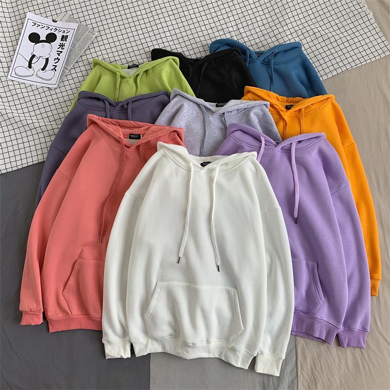 Áo Hoodie Mỏng Màu Trơn 17 Màu Plus Size 5xl Thời Trang Mùa Thu Cho Nam Và Nữ