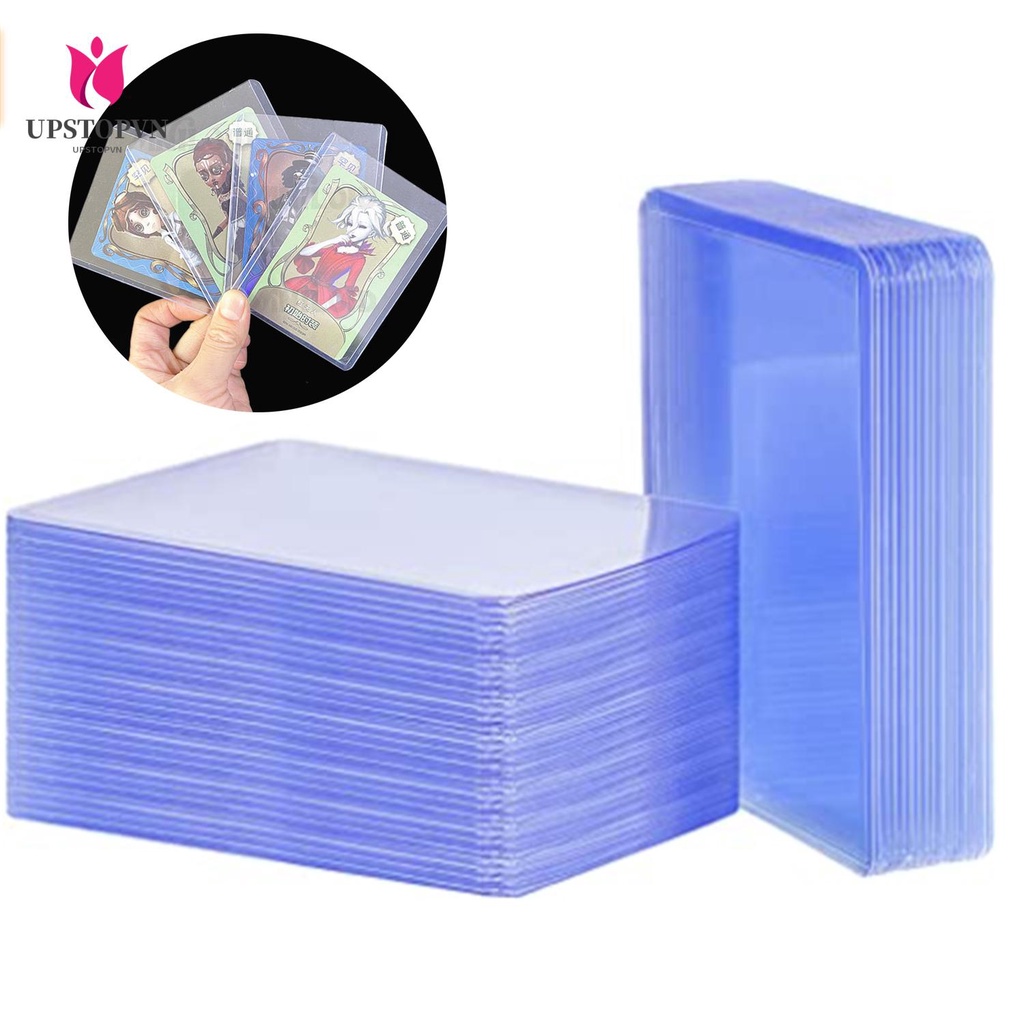 UPSTOP Set 25 Túi Nhựa Cứng Trong Suốt Đựng Thẻ game Và Bóng Rổ Ốp