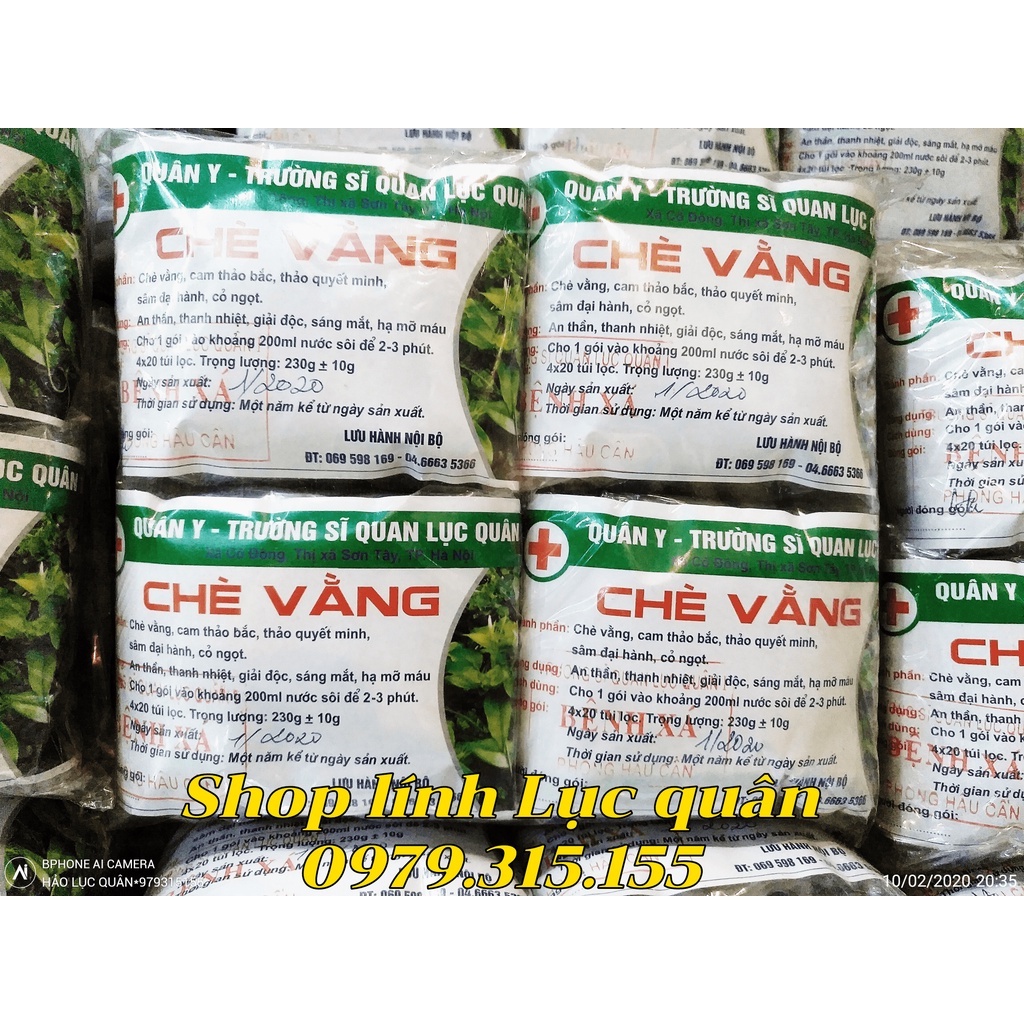 GÓI 80 TÚI LỌC CHÈ VẰNG LỤC QUÂN