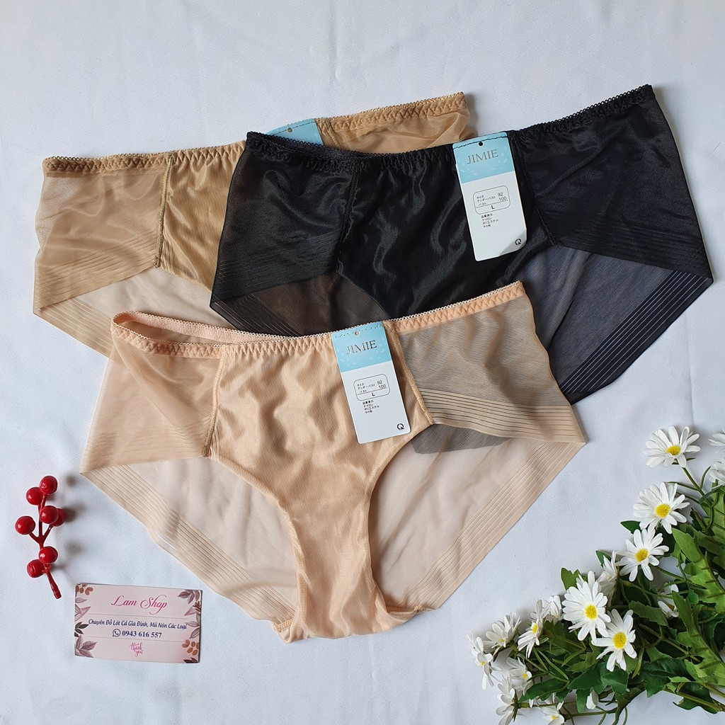 Quần Lót Nữ Hiệu JIMIE - Hàng Siêu Cao Cấp - Chất Cotton Mềm, Mịn, Mát, Không Đường May